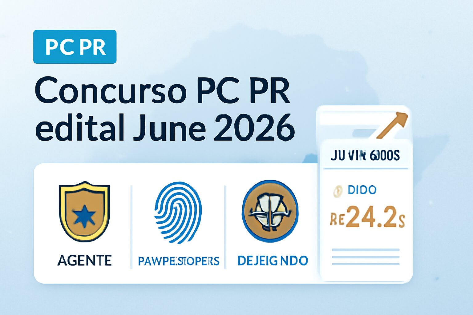 Concurso PC PR edital junho 2026: salários até R$ 24,2 mil