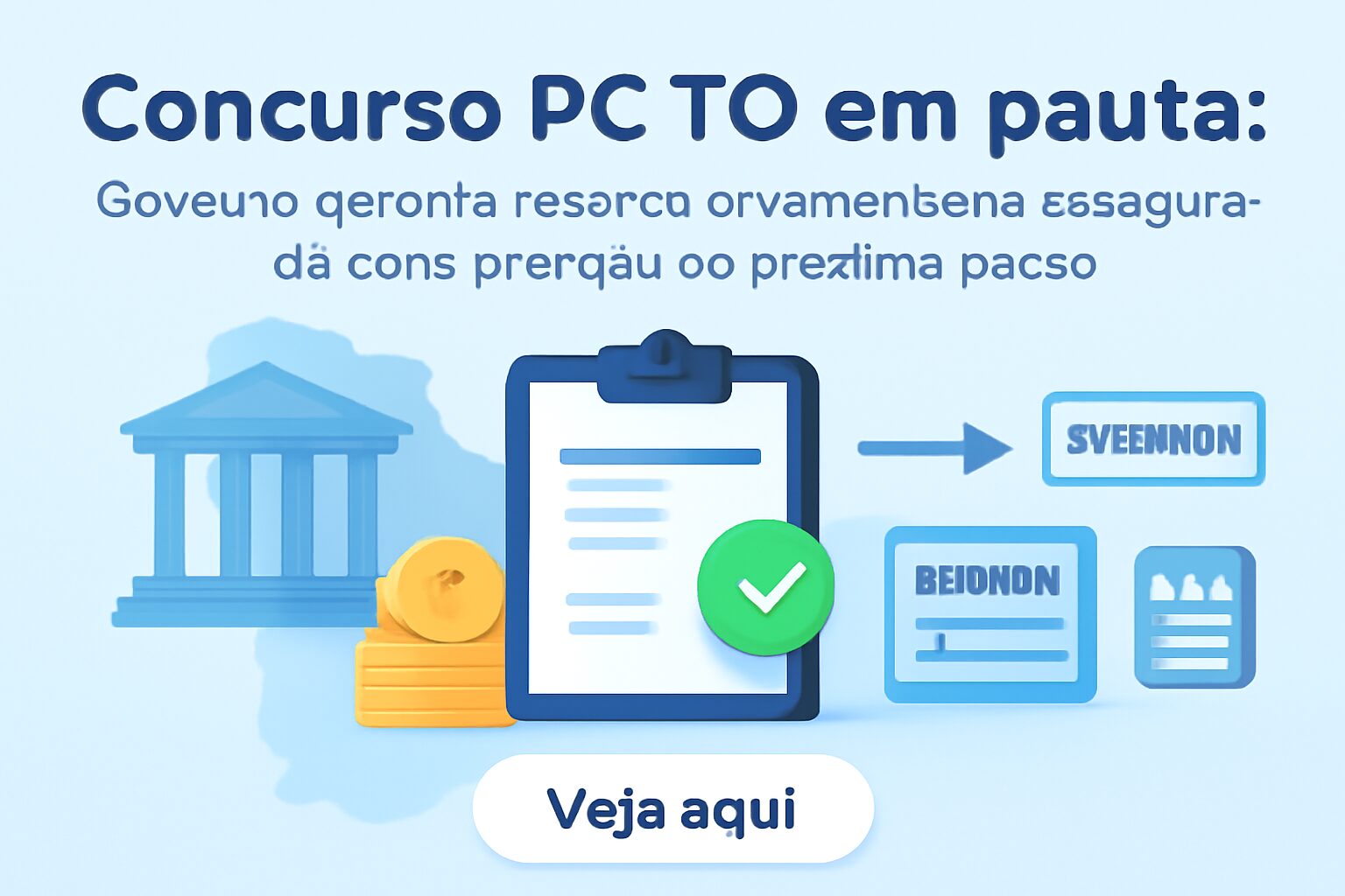 Concurso PC TO em pauta: Governo garante reserva orçamentária