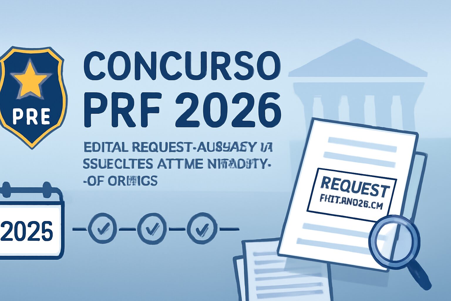 Concurso PRF 2026: pedido de edital já tramita no Ministério da Justiça