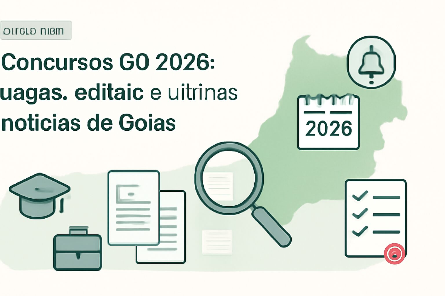 Concursos GO 2026: vagas, editais e últimas notícias de Goiás