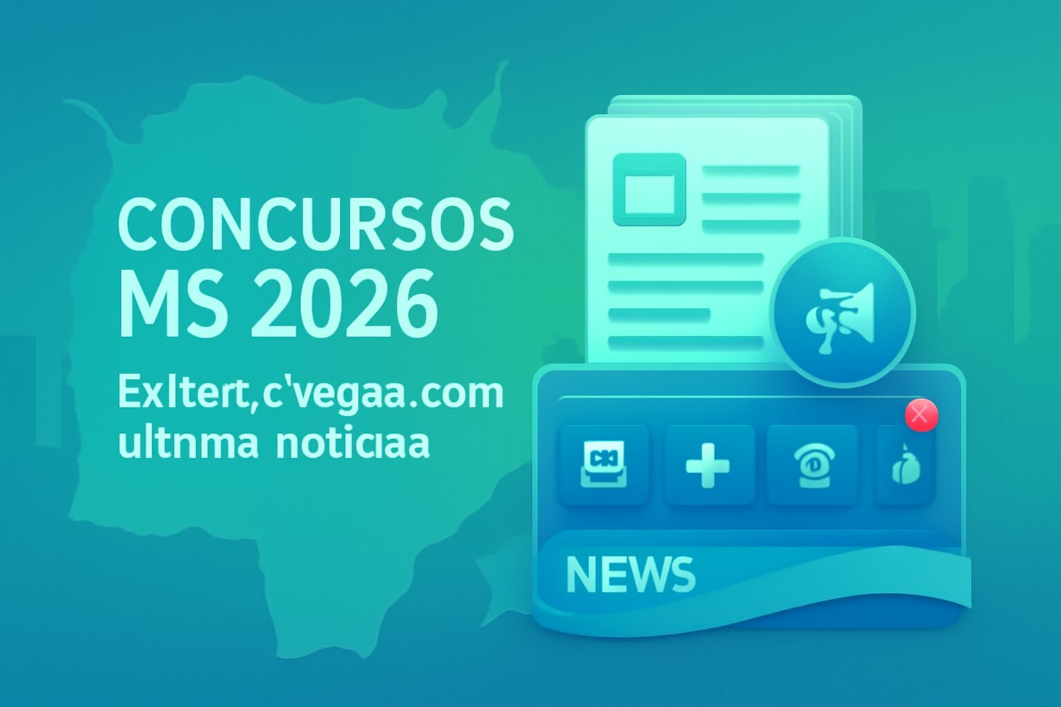 Concursos MS 2026: editais e vagas com últimas notícias